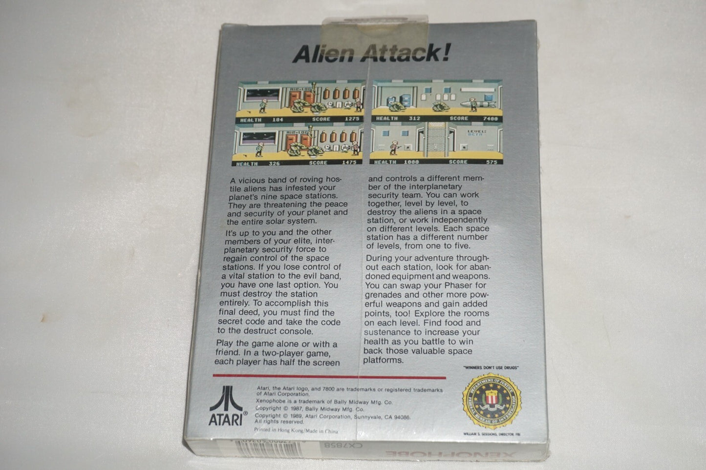 Xenophobe (Atari 7800) NEW Factory Sealed