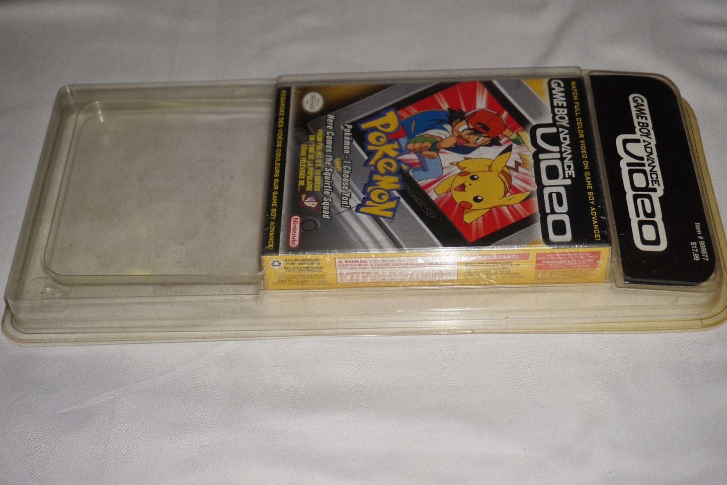 Pokemon I Choose You Here Comes Squirtle Squad Game Boy Advance GBA NEW Blister