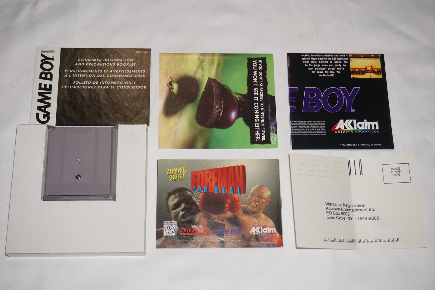 Batman Forever (Nintendo Game Boy) Complete in Box w/ Reg CIB