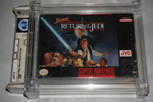 Star Wars Return of Jedi (Super Nintendo SNES) WATA 8.0 A NEW Sealed MIJ JVC