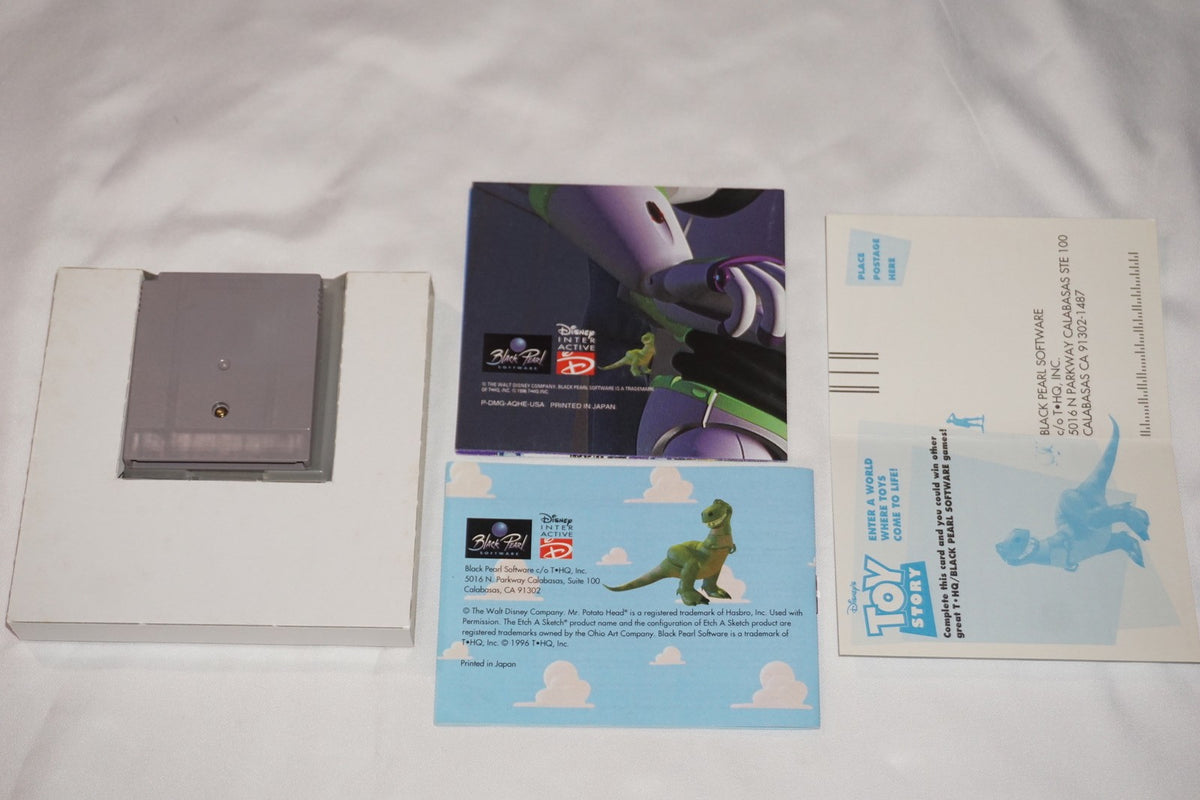 Toy Story (Nintendo Game Boy Game Boy) Complete in Box w/ Poster Reg CIB