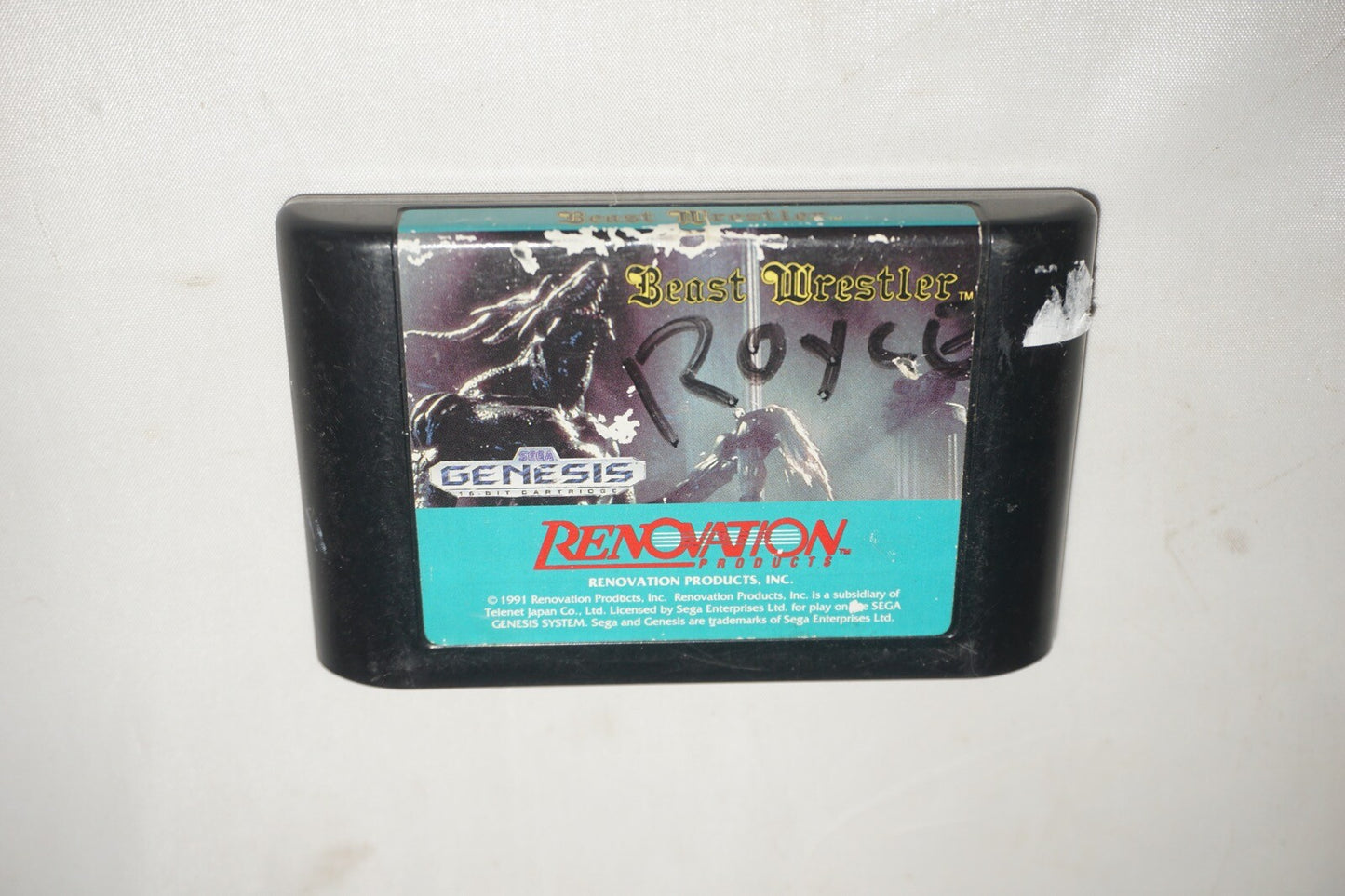 Beast Wrestler (Sega Genesis) Cart Only