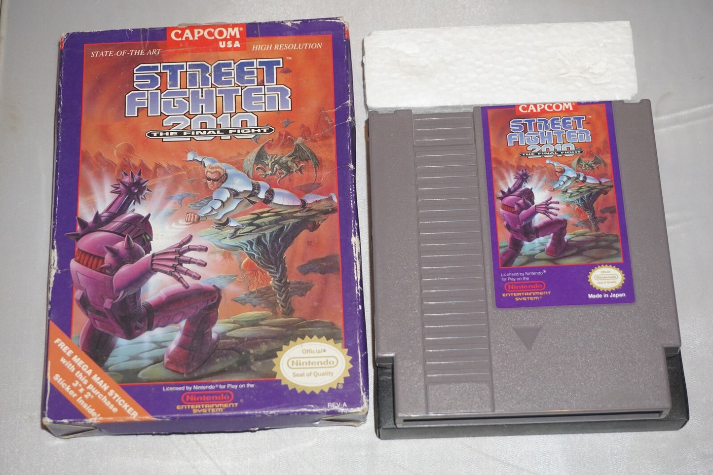 Street Fighter 2010 (Nintendo NES) with Box #2