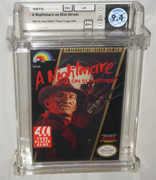A Nightmare on Elm Street (Nintendo NES) NEW Sealed WATA 9.4 A++