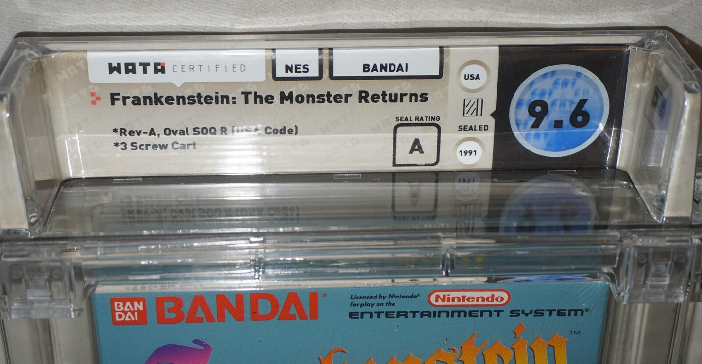 Frankenstein Monster Returns (Nintendo NES) WATA 9.6 A NEW Factory Sealed