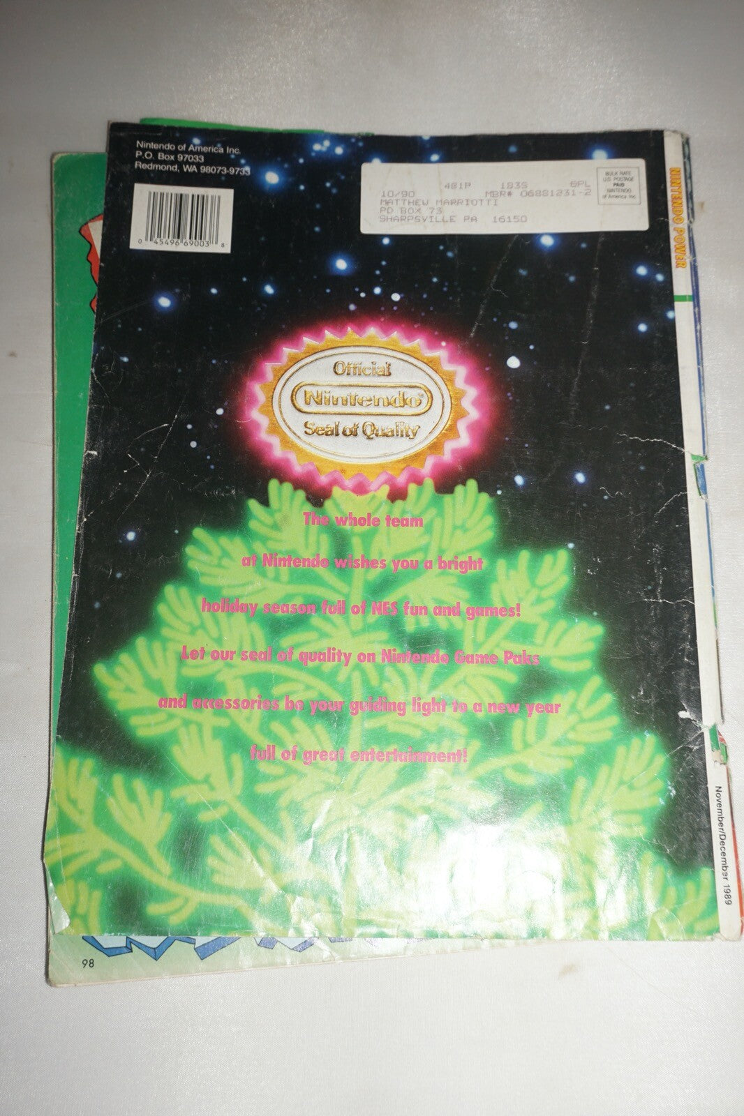 November/December 1989 Tetris Nintendo Power Magazine #5 Map Guide