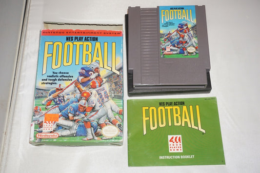 Nes Play Action Football (Nintendo NES) Complete in Box CIB #2