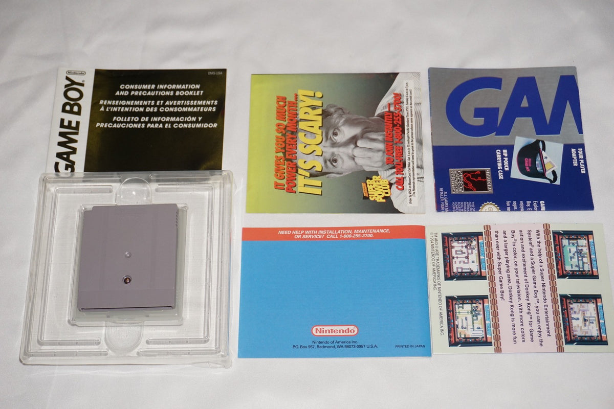 Donkey Kong (Nintendo Game Boy Game Boy) Complete in Box CIB