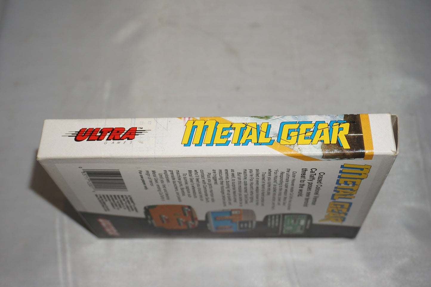 Metal Gear (Nintendo NES) Complete in Box w/ Map CIB