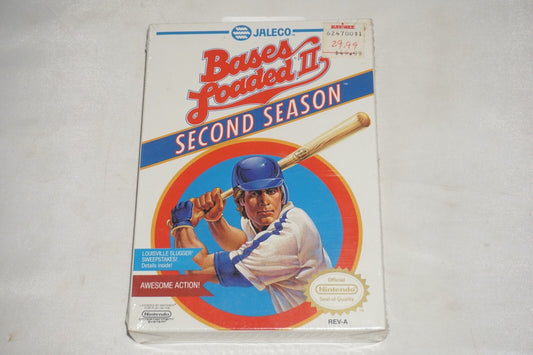 Bases Loaded II 2 Second Season (Nintendo NES) NEW Factory Sealed