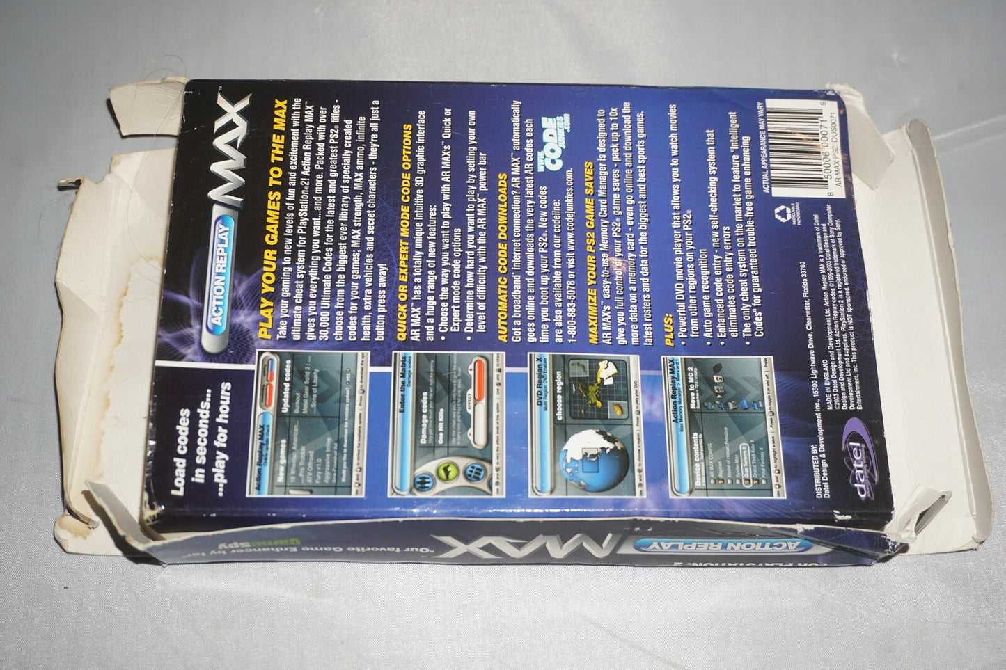 Action Replay Max (Sony Playstation 2 ps2) Complete in Box CIB #5