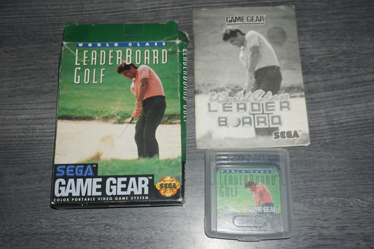 World Class Leaderboard Golf (Sega Game Gear) Complete in Box CIB