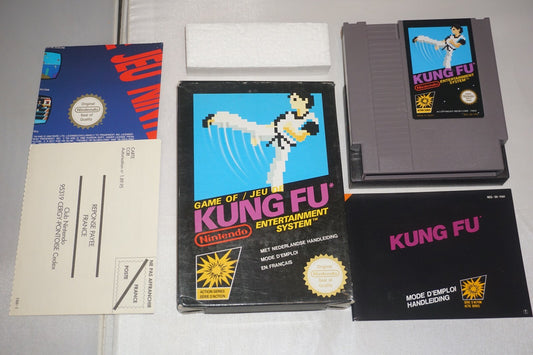 Kung Fu FRENCH PAL (Nintendo NES) Complete in Box CIB #3