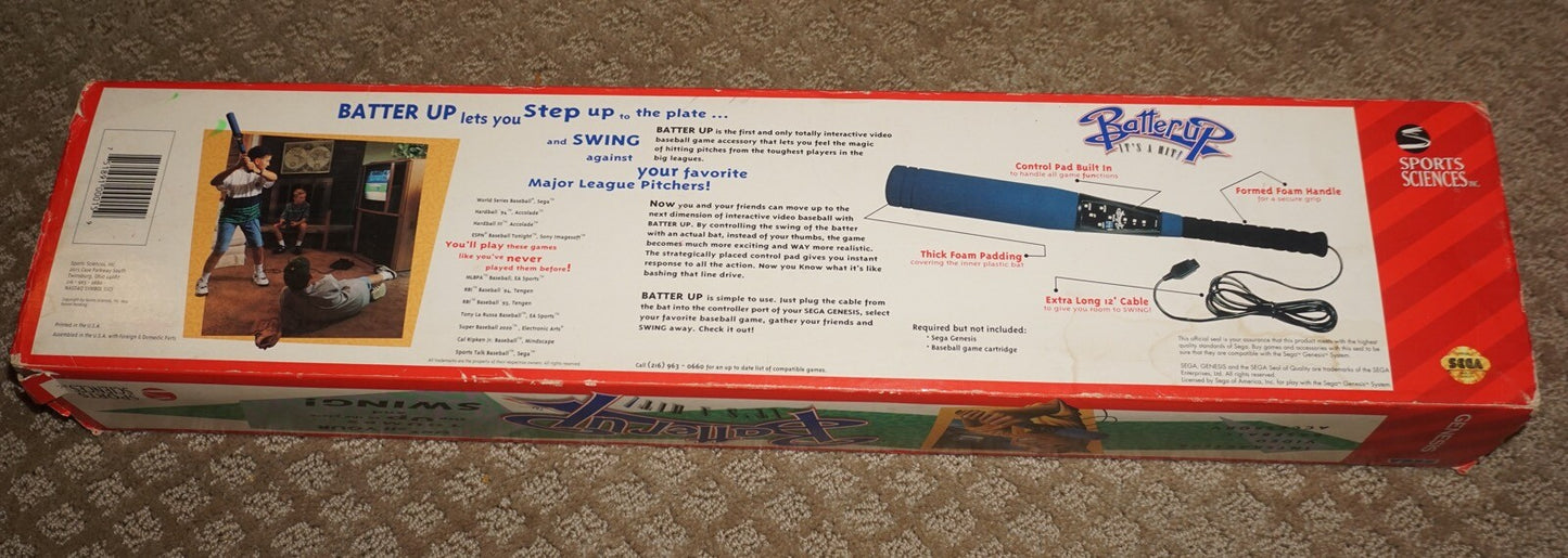 Batter Up Baseball Bat Controller (Sega Genesis)