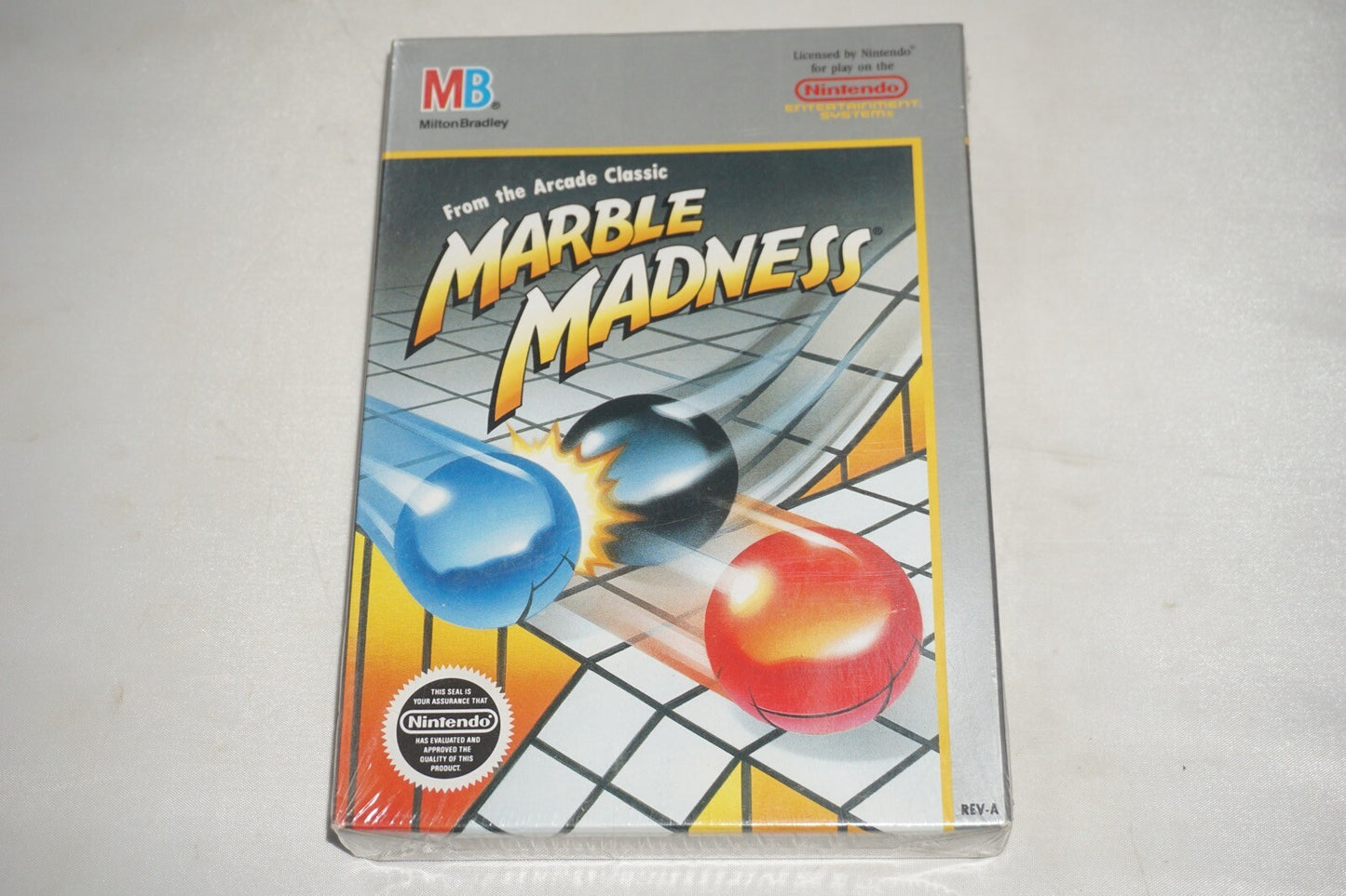 Marble Madness (Nintendo NES) NEW Factory Sealed Round Sealed First Print