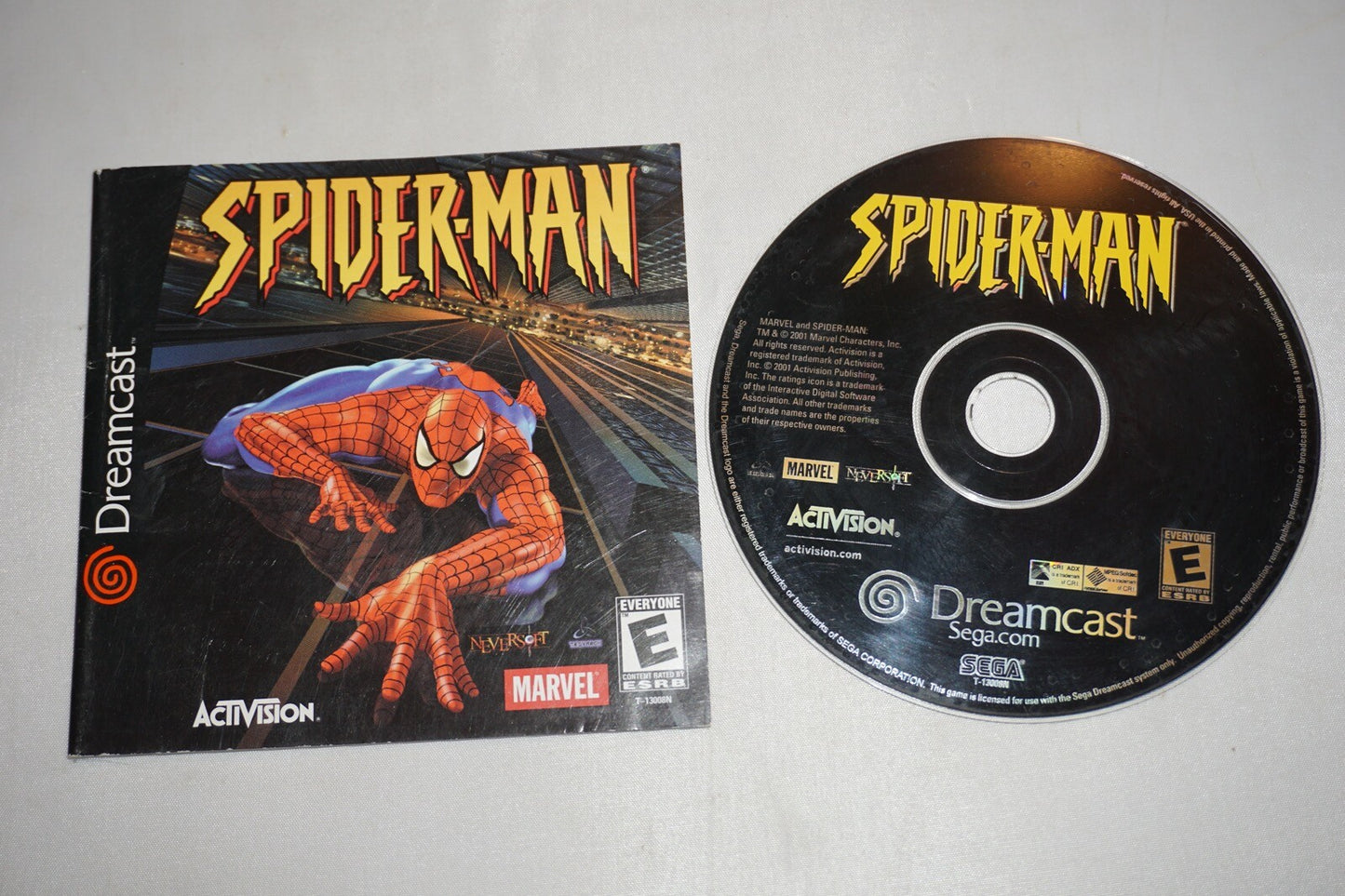 Spider-Man (Sega Dreamcast) with Manual Tested