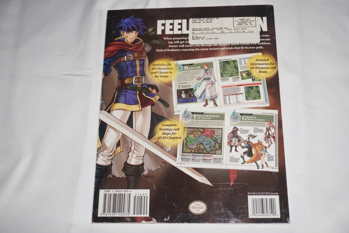 Fire Emblem Path Of Radiance Nintendo Power Official Strategy Guide Gamecube