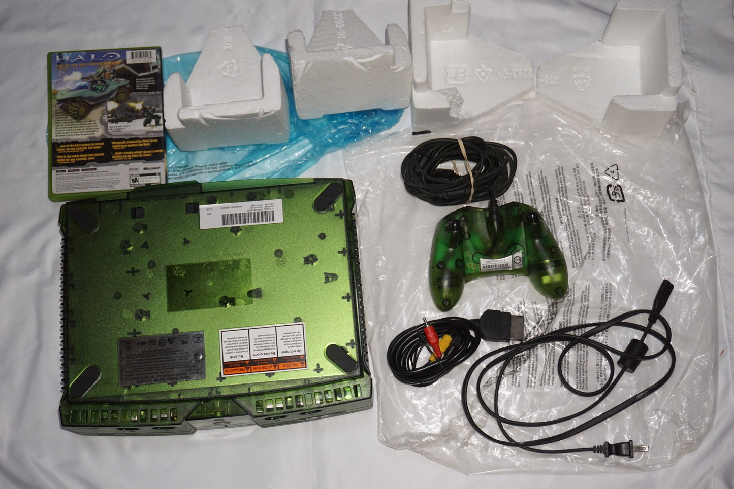 Halo Combat Evolved Microsoft Xbox Console System CIB with Box Tested