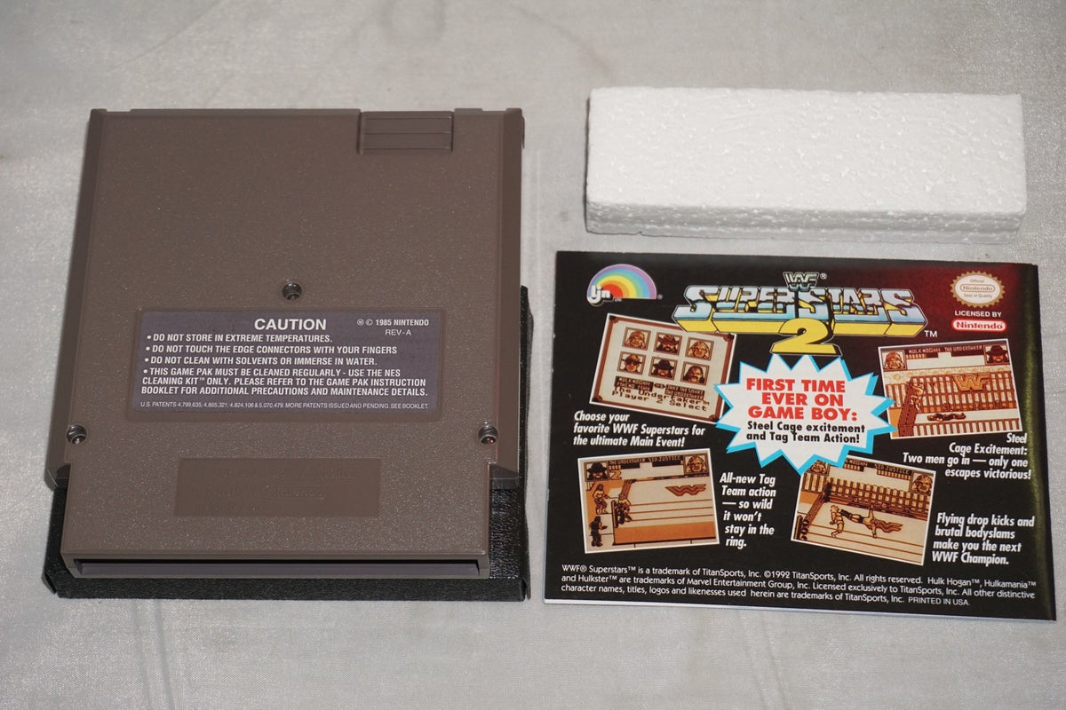 WWF WWE Wrestlemania Steel Cage Challenge (Nintendo NES) Complete in Box CIB