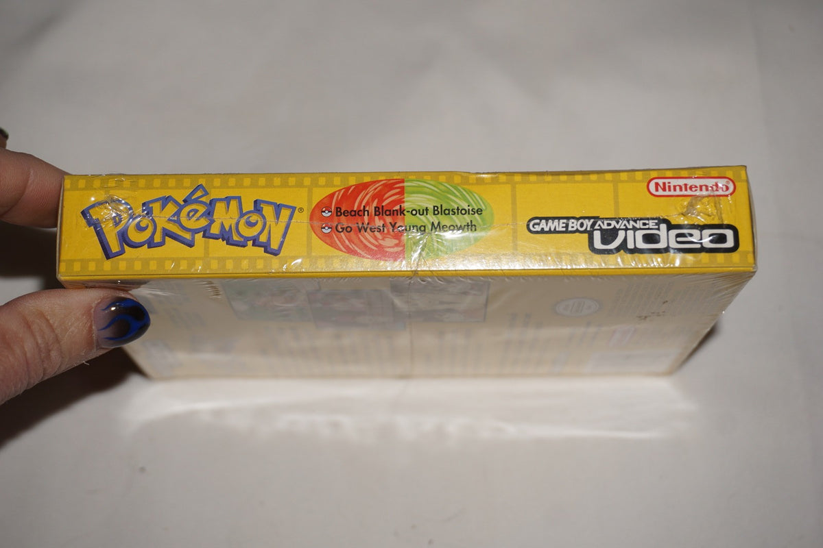 Pokemon Beach Blank Out Go West Young Video (Game Boy Advance GBA) NEW Sealed