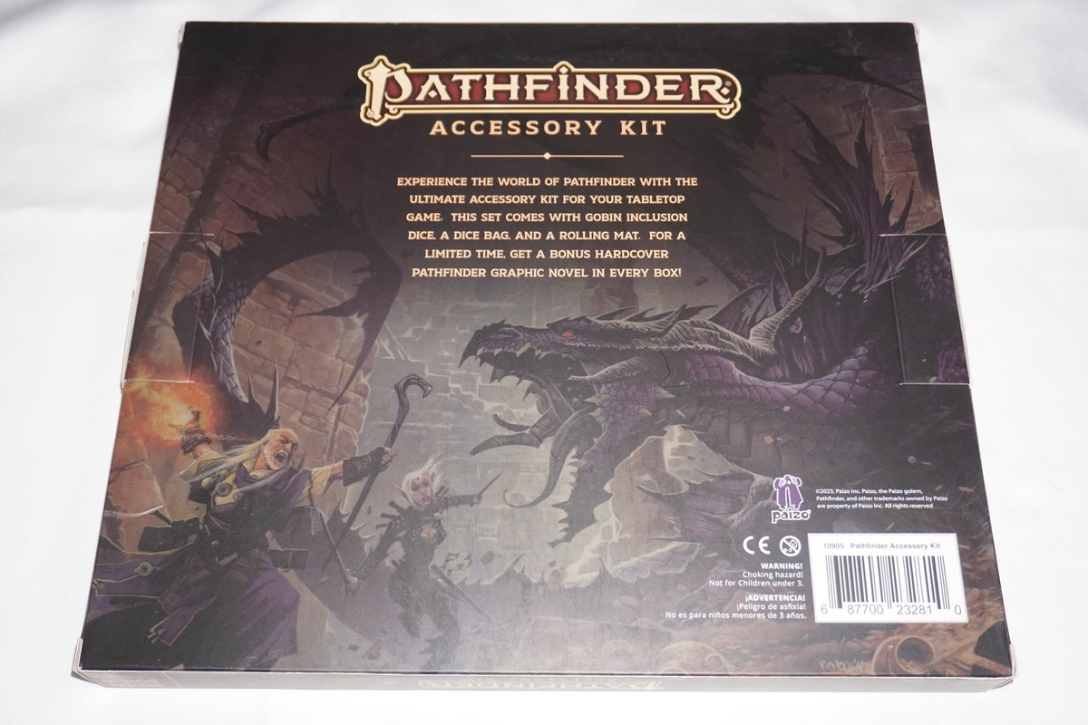 Pathfinder Accessory Kit Velvet Dice Tray Bag Set NEW Sealed