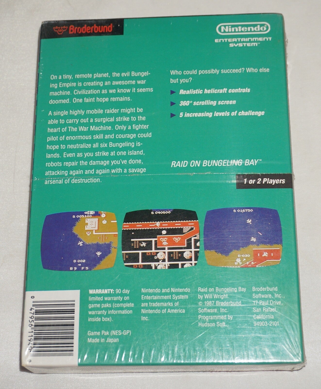 Raid On Bungeling Bay (Nintendo NES) NEW Factory Sealed