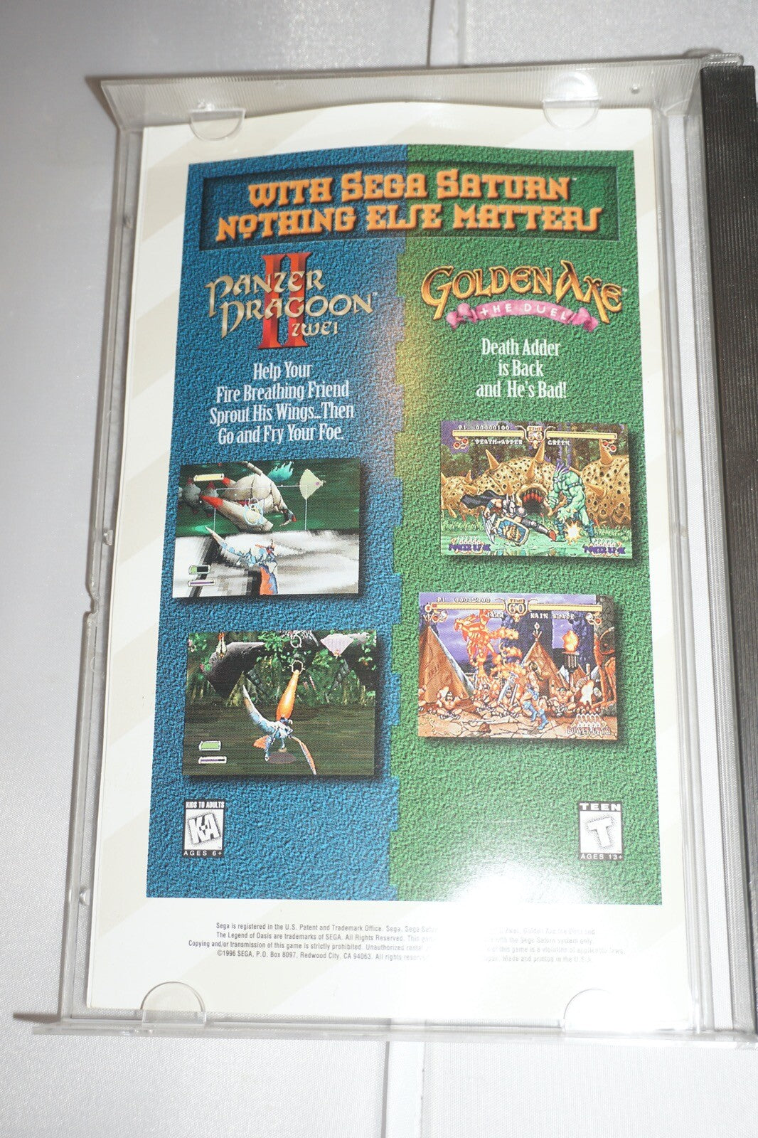 Legend Of Oasis (Sega Saturn) Complete