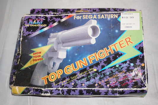 Naki Top Gun Fighter Light (Sega Saturn) with Box