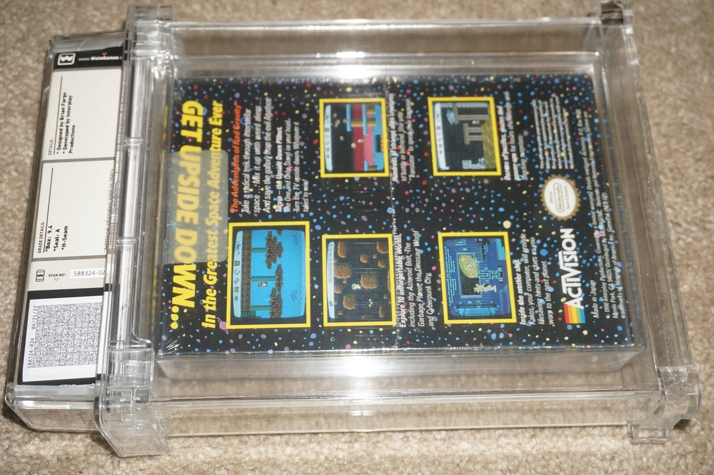 Adventures Of Rad Gravity The (Nintendo NES) WATA 9.4 A NEW Factory Sealed
