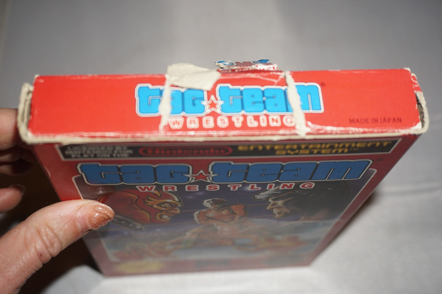 Tag Team Wrestling HANGTAB (Nintendo NES) Complete in Box CIB #2