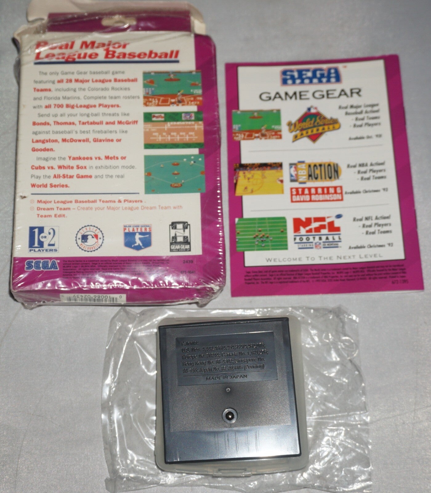 World Series of Baseball (Sega Game Gear) Complete in Box CIB