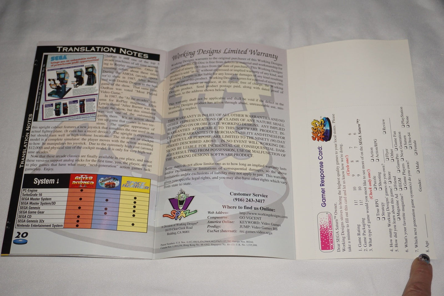 Sega Ages (Sega Saturn) Complete w/ Reg Card
