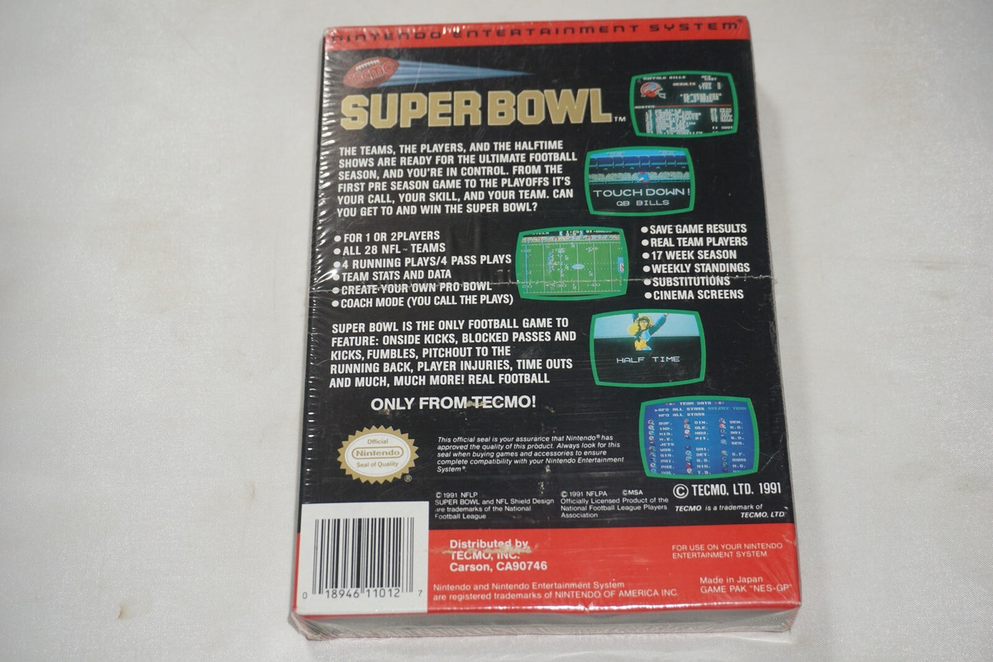 Tecmo Super Bowl (Nintendo NES) NEW Factory Sealed