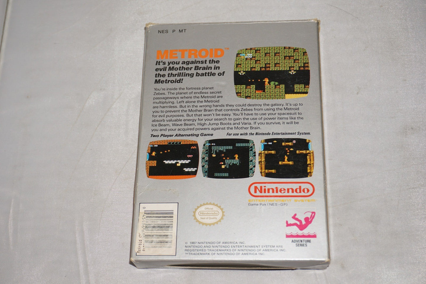 Metroid (Nintendo NES) Complete in Box CIB