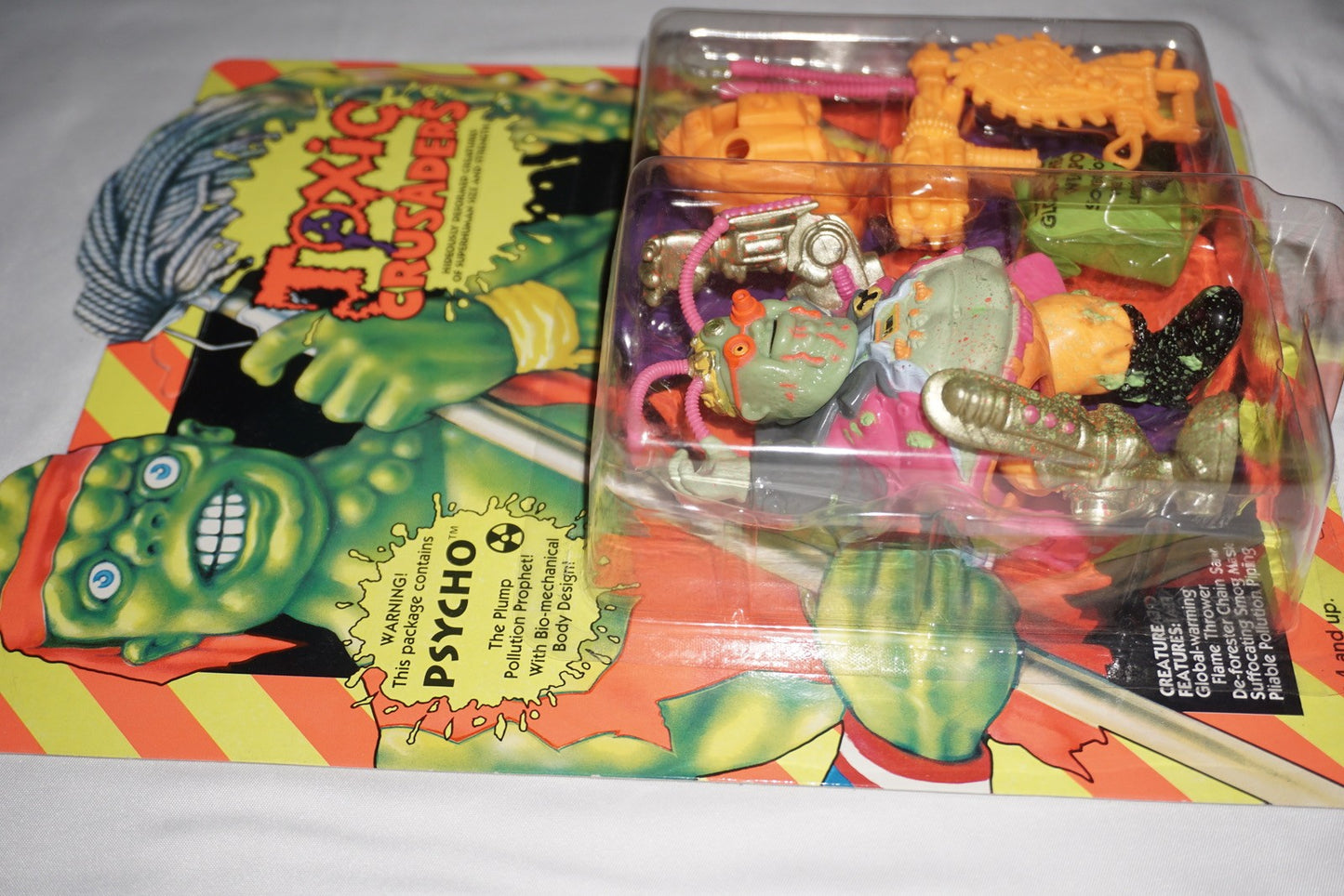 Toxic Crusaders Psycho Playmates 1991 NEW Sealed Unpunched