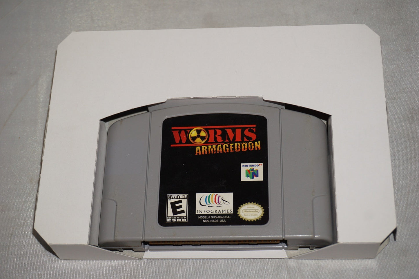 Worms Armageddon (Nintendo 64 N64) with Box No Manual