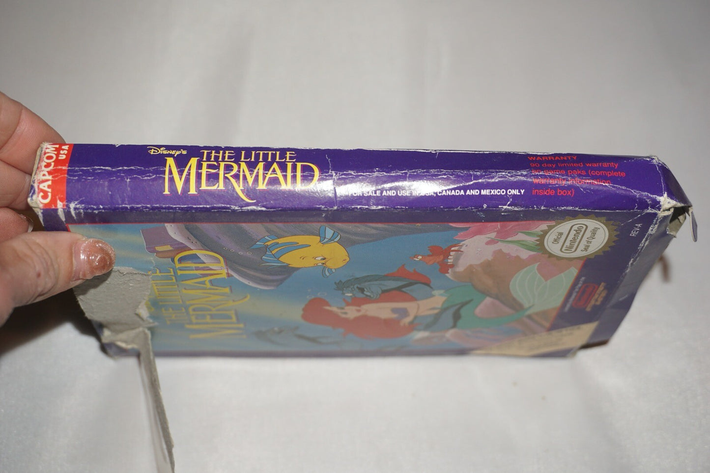 Little Mermaid (Nintendo NES) Complete in Box CIB