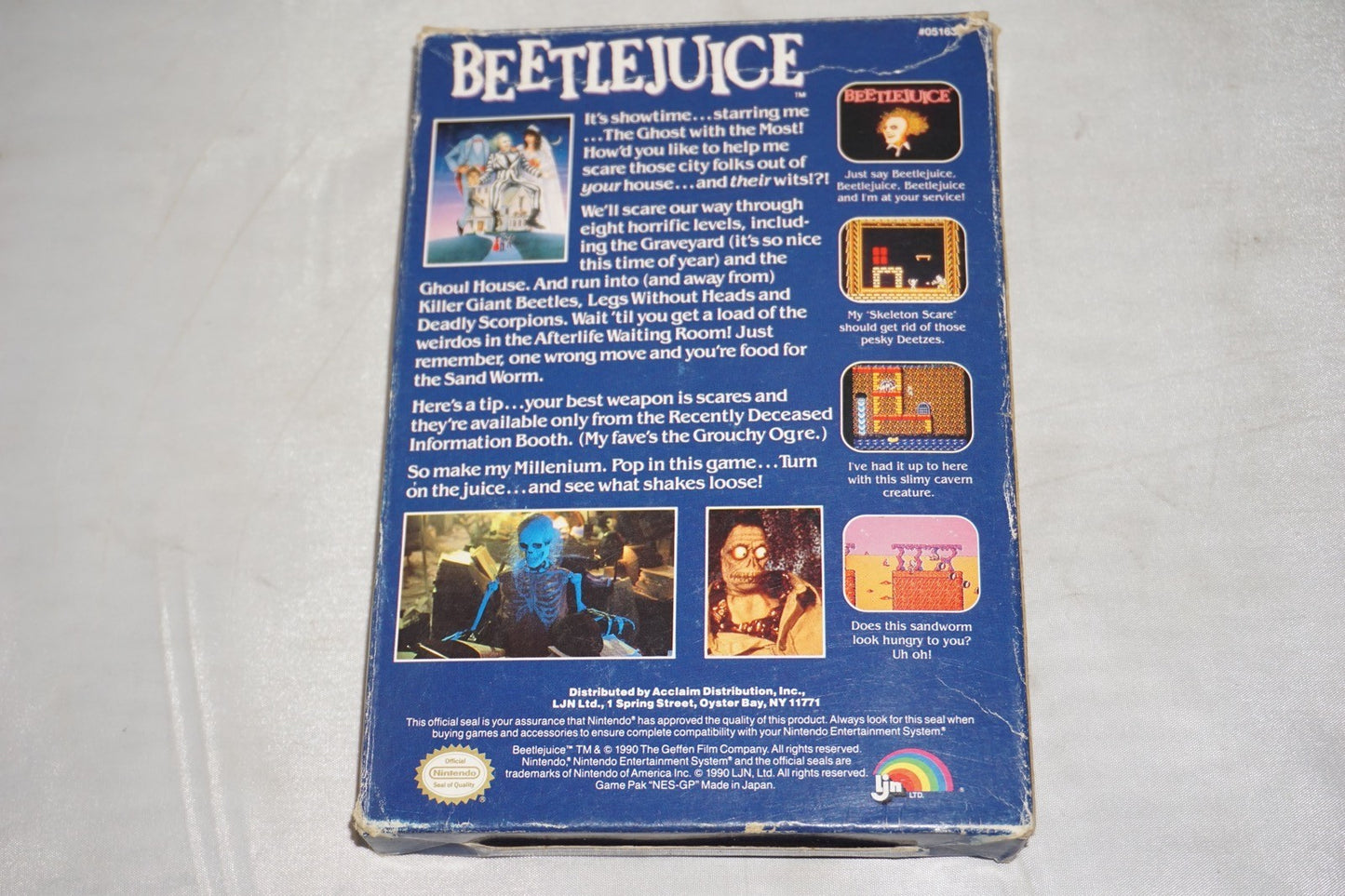 Beetlejuice (Nintendo NES) Complete in Box CIB