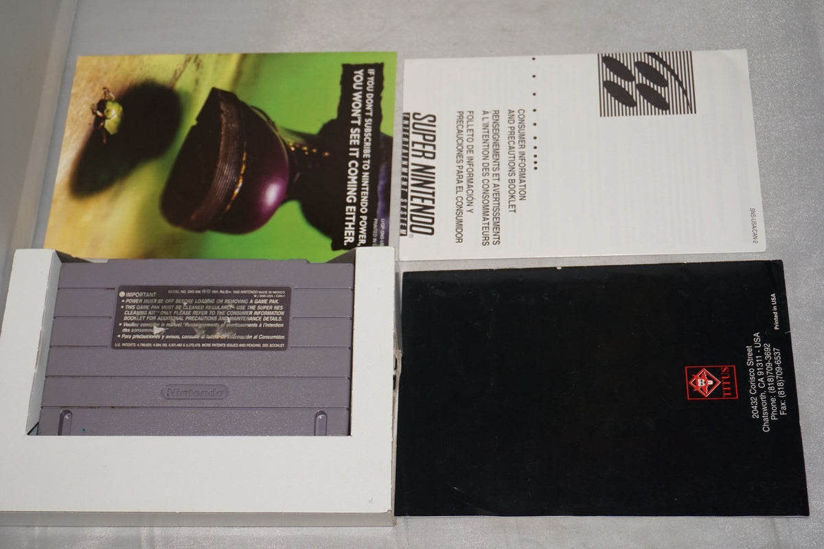 Oscar (Super Nintendo SNES) Complete in Box CIB