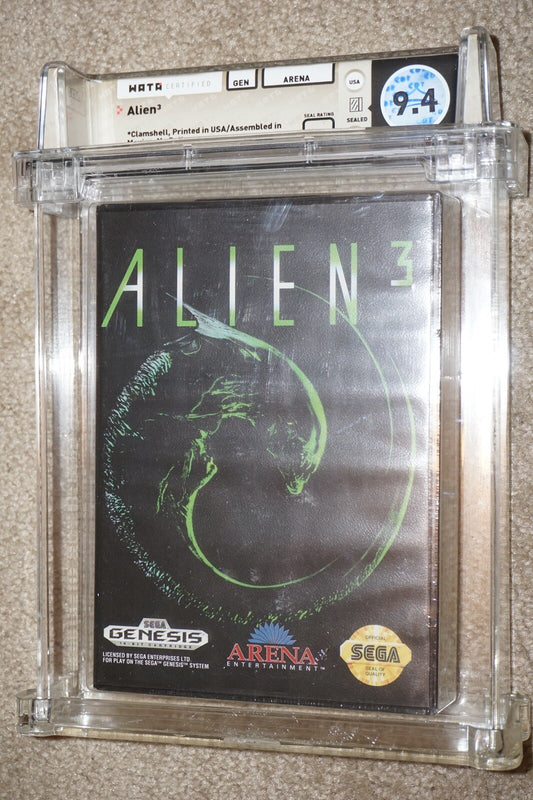 Alien 3 (Sega Genesis) WATA 9.4 A+ NEW Factory Sealed