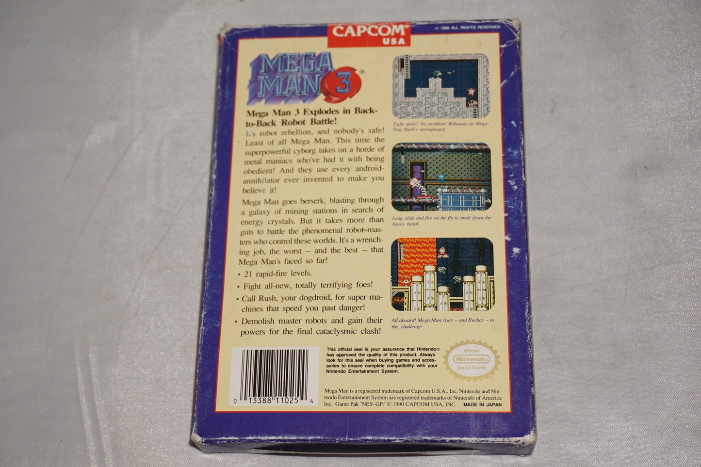 Mega Man 3 (Nintendo NES) Complete in Box CIB