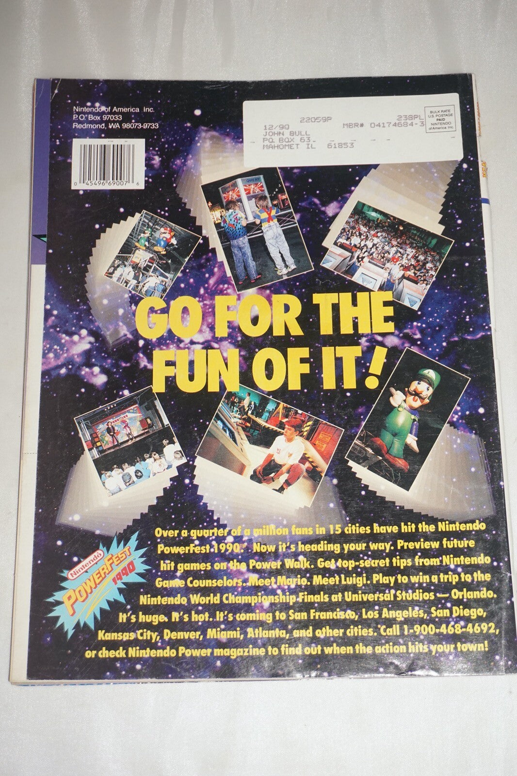 July/August 1990 Chip N Dale Nintendo Power Magazine #4 Poster
