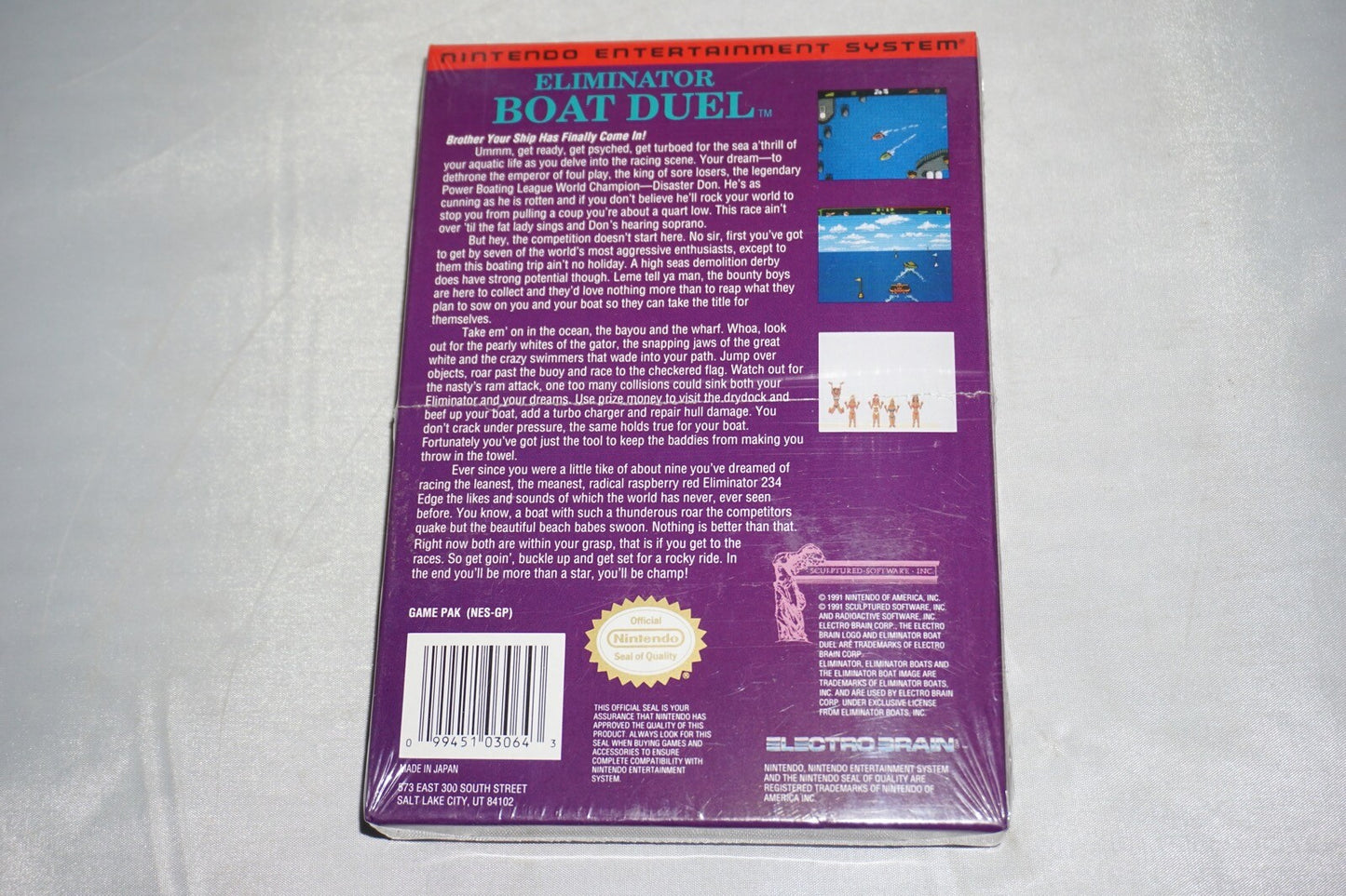 Eliminator Boat Duel (Nintendo NES) NEW Factory Sealed