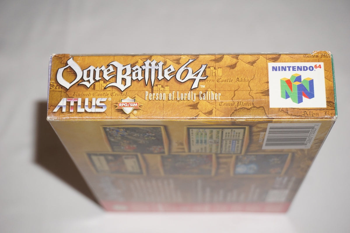 Ogre Battle (Nintendo 64 N64) Complete in Box CIB Authentic