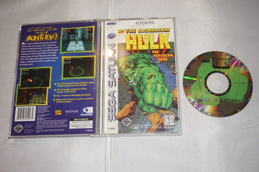 Incredible Hulk: The Pantheon Saga (Sega Saturn) Complete w/ Reg Card