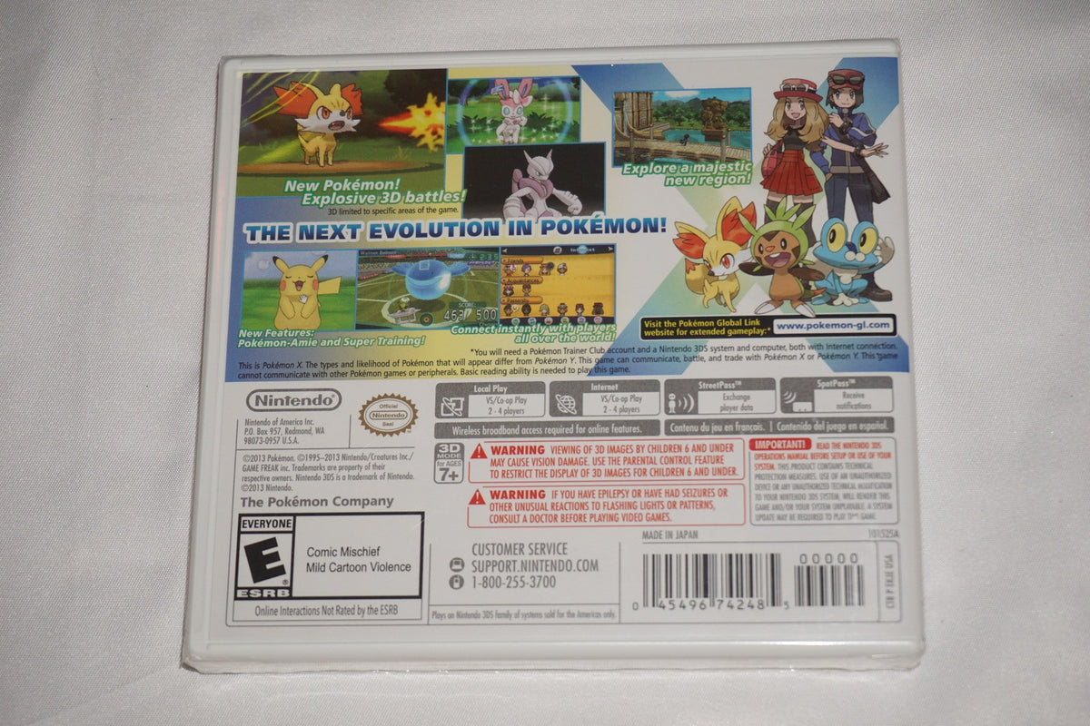Pokemon X (Nintendo 3DS) NEW Sealed