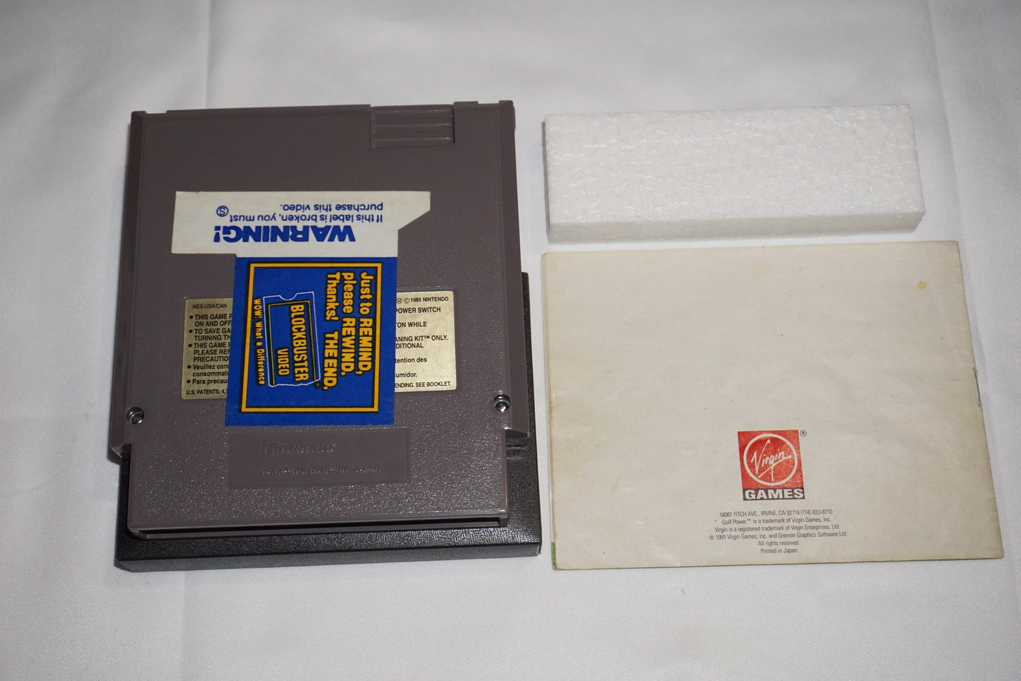 Greg Norman's Golf Power (Nintendo NES) Complete in Box CIB