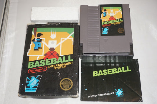Baseball HANGTAB (Nintendo NES) Complete in Box CIB #2