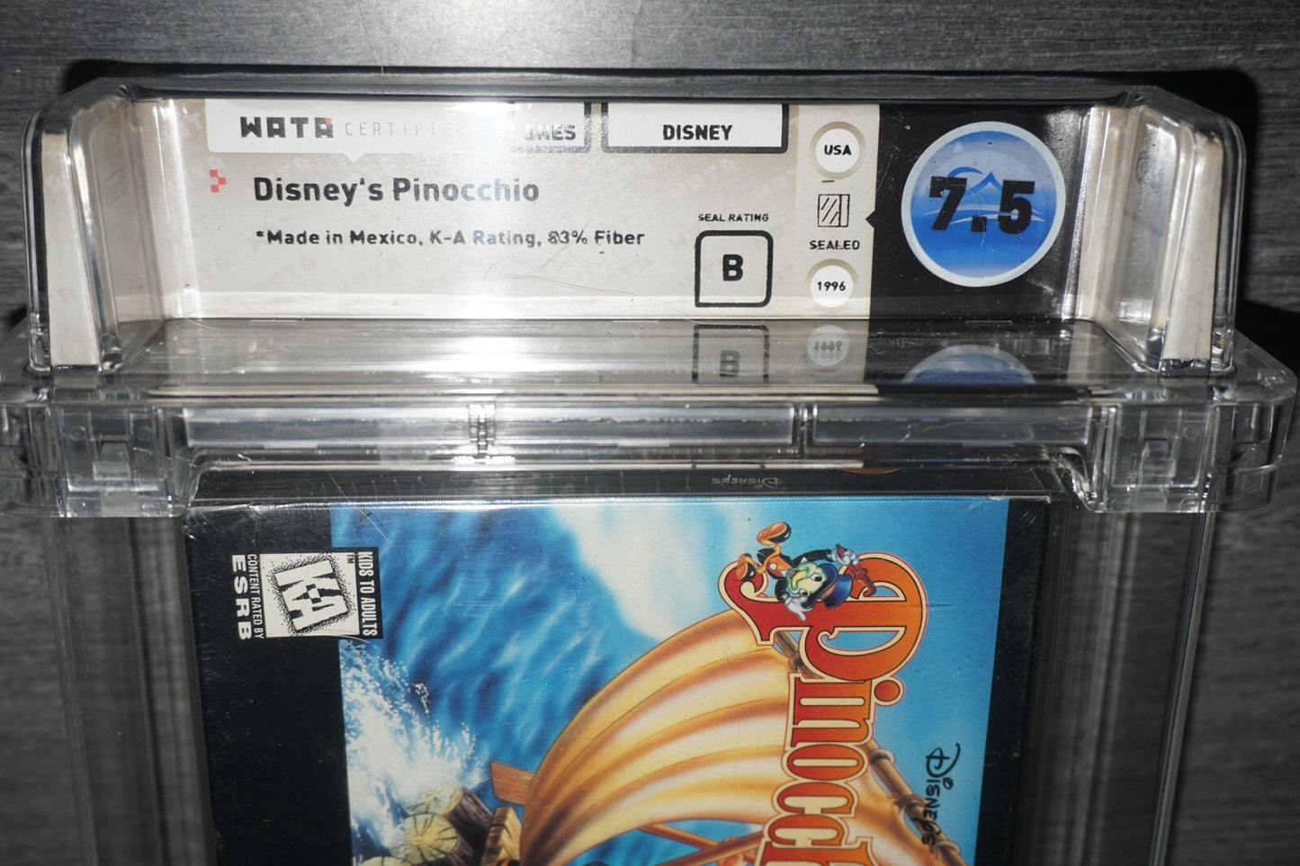 Pinocchio Disney's (Super Nintendo SNES) Wata 7.5 B NEW Factory Sealed
