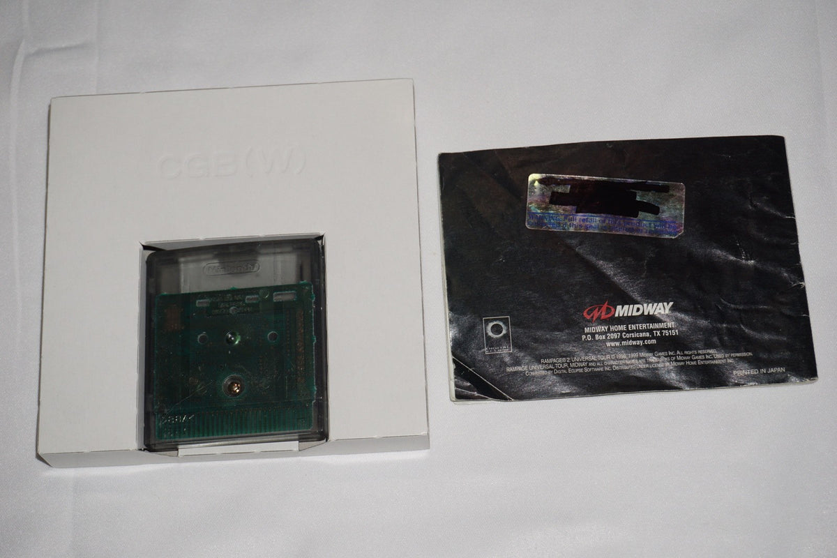 Rampage 2 (Nintendo Game Boy Color Gameboy) Complete CIB